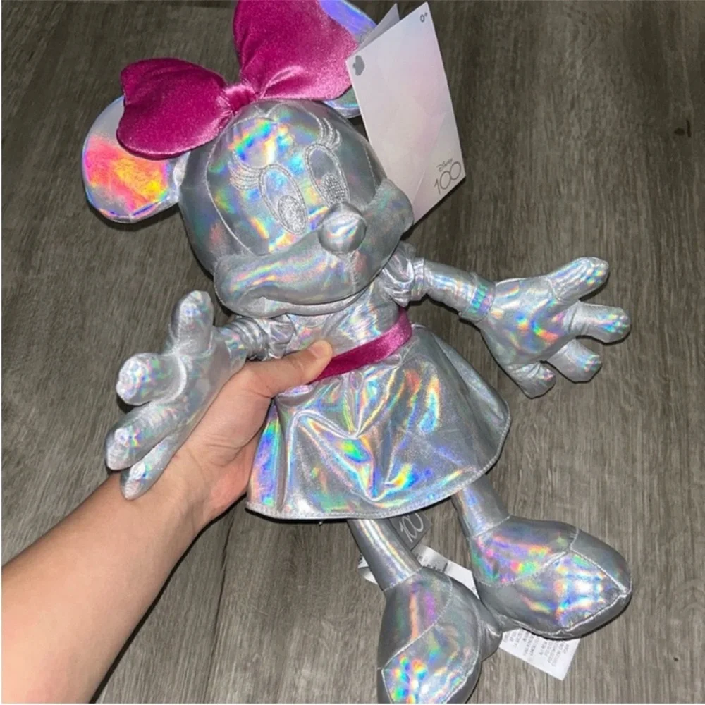 🇺🇸FIRM PRICE🇺🇸 Minnie Mouse Plush toy Shiny The Disney100 Platinum